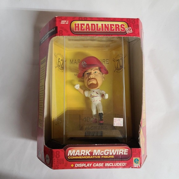 Headliners XL MARK MCGWIRE 70 Home Runs Bobblehead Commemorative Figure 1998 MLB - Picture 2 of 8